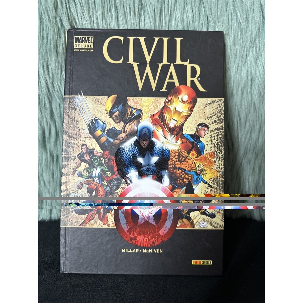 Marvel CIVIL WAR By Millar - Hardcover In Spanish Edition Marvel Deluxe